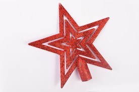 Puntal estrella grande brillos ROJOS (2)